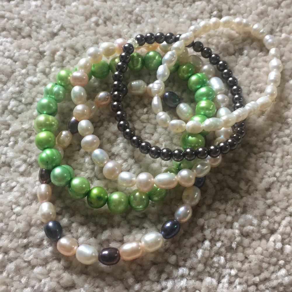 Set of 5 Shell Bracelets